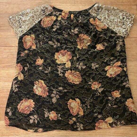 HD in Paris Anthropologie Romantic Top Size 04 B1 - Picture 4 of 4
